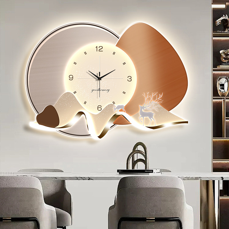 Luxury Lifestyle Aesthetics - ساعة حائط بتصميم صيني عتيق لغرفة