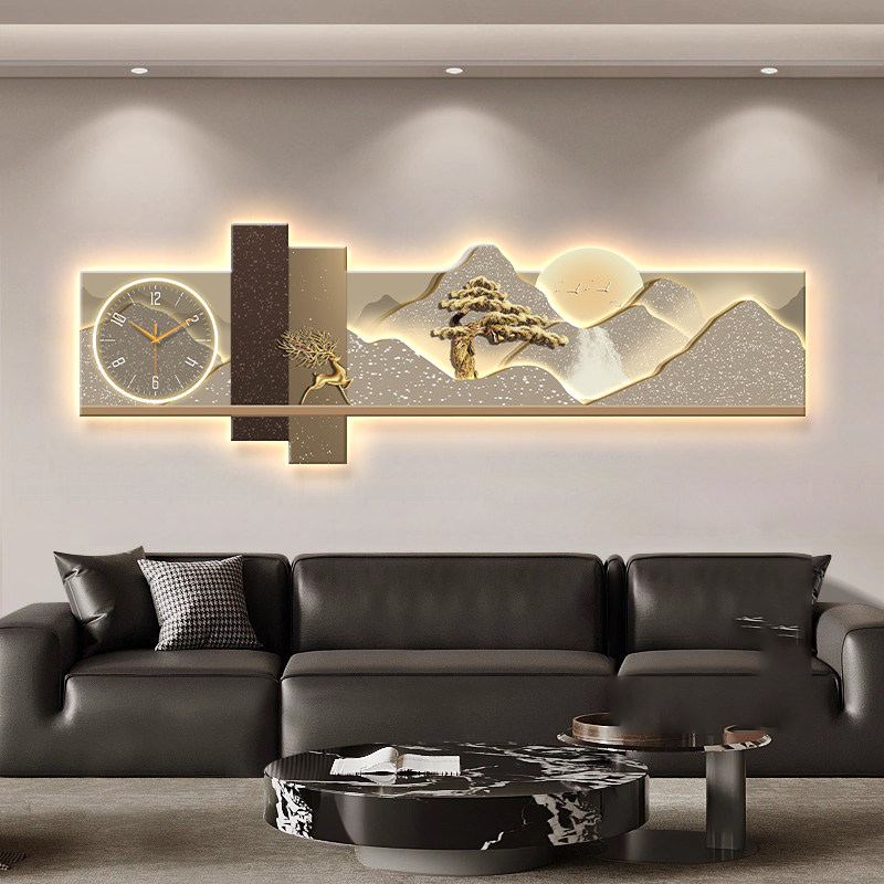 ساعة حائط فنية كبيرة الحجم فاخ - مراجعة Luxury Lifestyle Aesthetics وسعره
