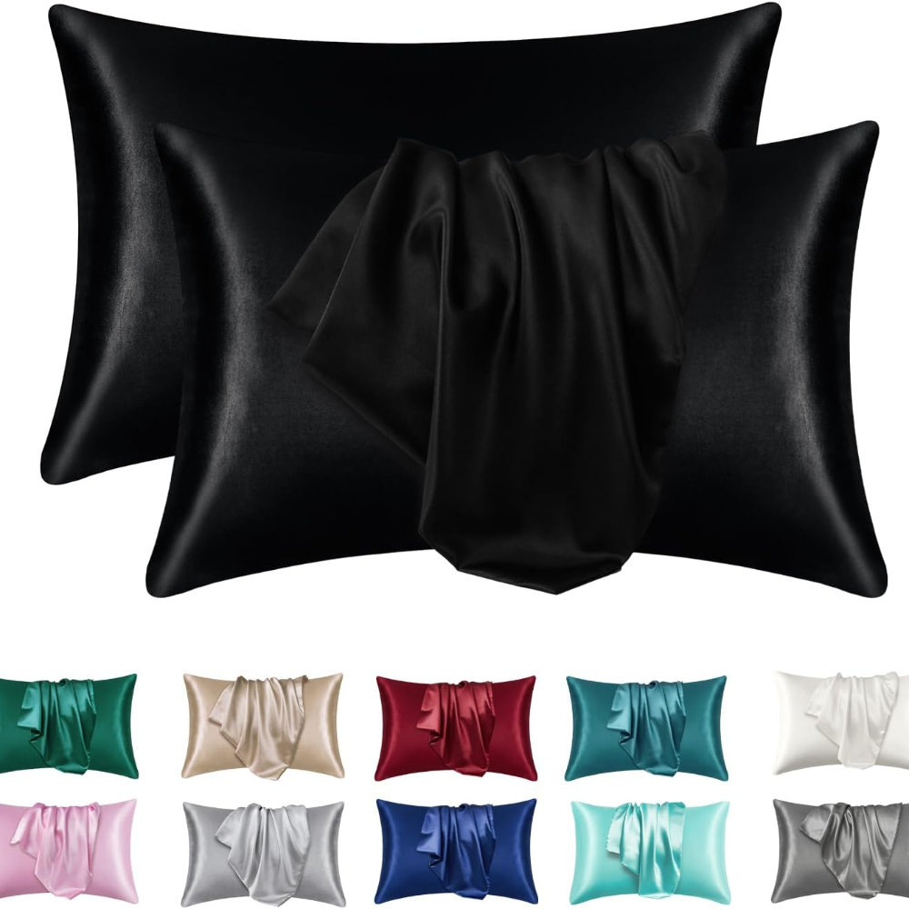 غطاء وسادة من الساتان الحريري  - مراجعة Silk Pillowcase Set وسعره