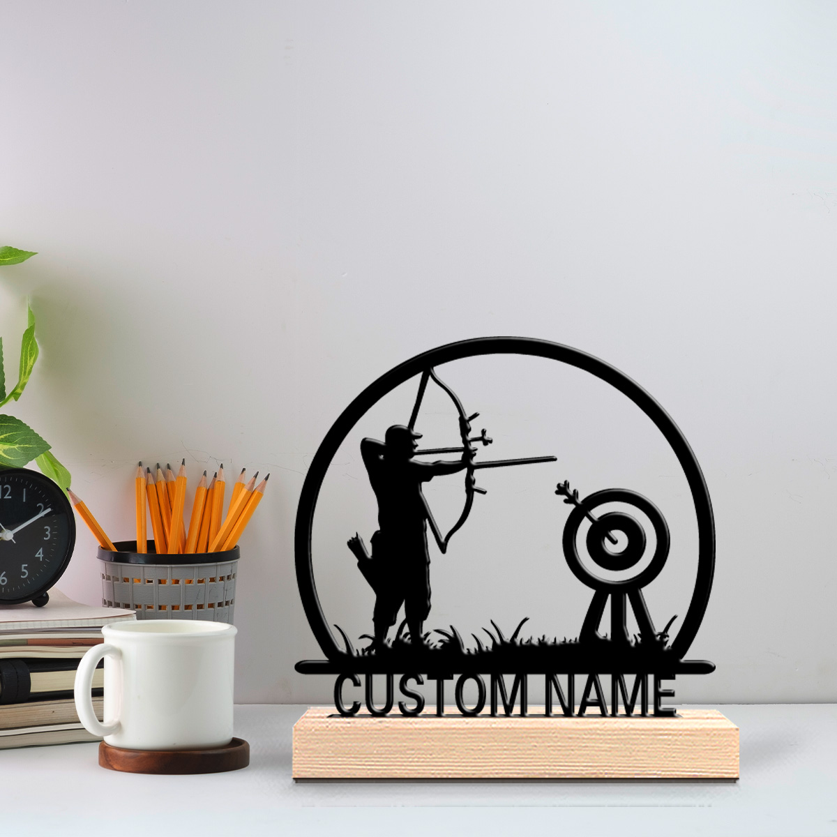 تمثال معدني جديد مخصص للرماية  - مراجعة Personalized Engraved Gift وسعره
