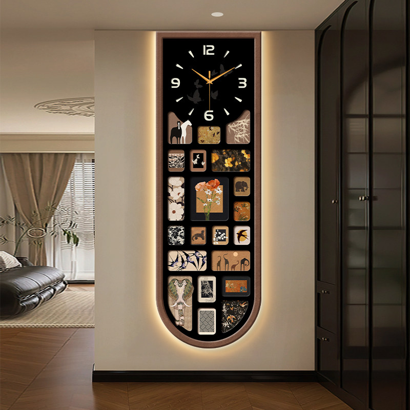 ساعة حائط أمنية عمودية بتصميم  - مراجعة Luxury Lifestyle Aesthetics وسعره
