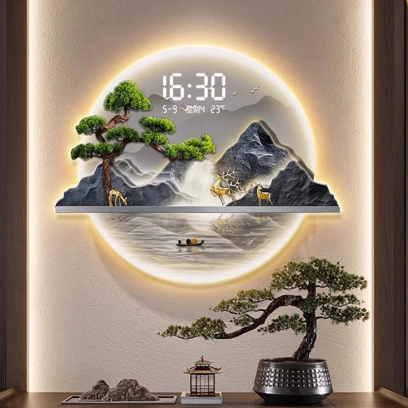 ساعات حائط بتصميم صيني عصري، س - مراجعة Luxury Lifestyle Aesthetics وسعره