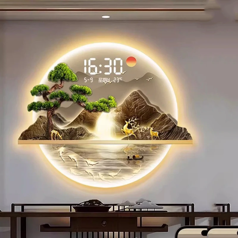 ساعات حائط بتصميم صيني عصري، س - مراجعة Luxury Lifestyle Aesthetics وسعره