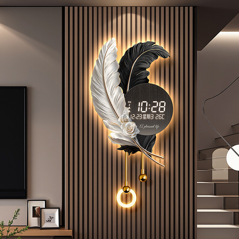 ساعات حائط بتصميم صيني بسيط وف - مراجعة Luxury Lifestyle Aesthetics وسعره