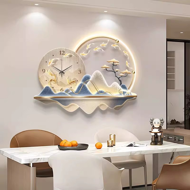 ساعة حائط فنية بإضاءة LED، تصم - مراجعة Luxury Lifestyle Aesthetics وسعره