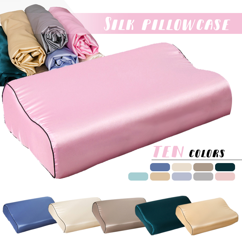 غطاء وسادة من اللاتكس والساتان - مراجعة Silk Pillowcase Set وسعره