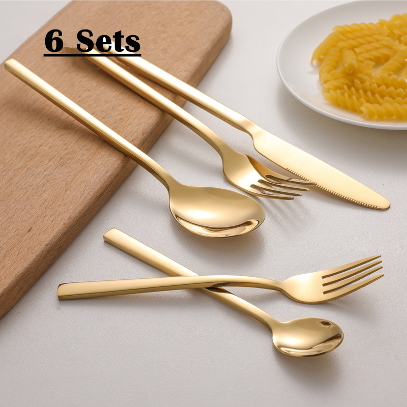 طقم أدوات مائدة ذهبية KuBac Ho - مراجعة Gold Plated Cutlery وسعره