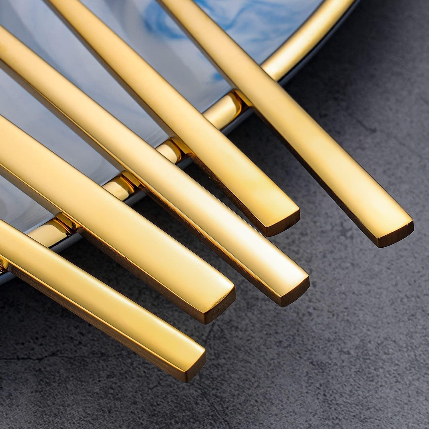 طقم أدوات مائدة ذهبية KuBac Ho - مراجعة Gold Plated Cutlery وسعره